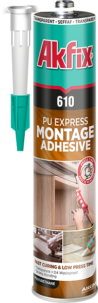 610 PU Express Montage Adhesive (Transparent)