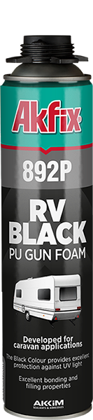 892P RV Black Pu Gun Foam